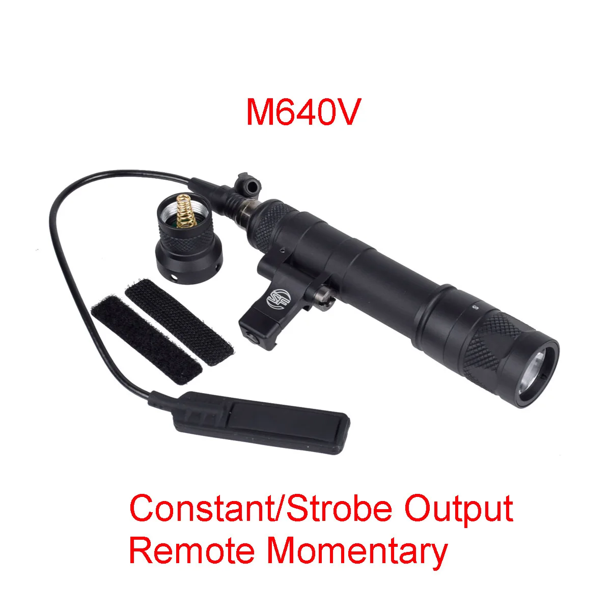 Tactical SF M600 Upgrade M640V Offset Weapon Gun Light Strobe Remote Tail Switch With Adjustable Offset Mount Hunting Flashlight