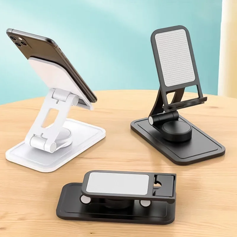 

Foldable Desktop Phone Holder 360 Rotation Adjustable Stand for IPhone Xiaomi Samsung IPad Home Office Phone Bracket