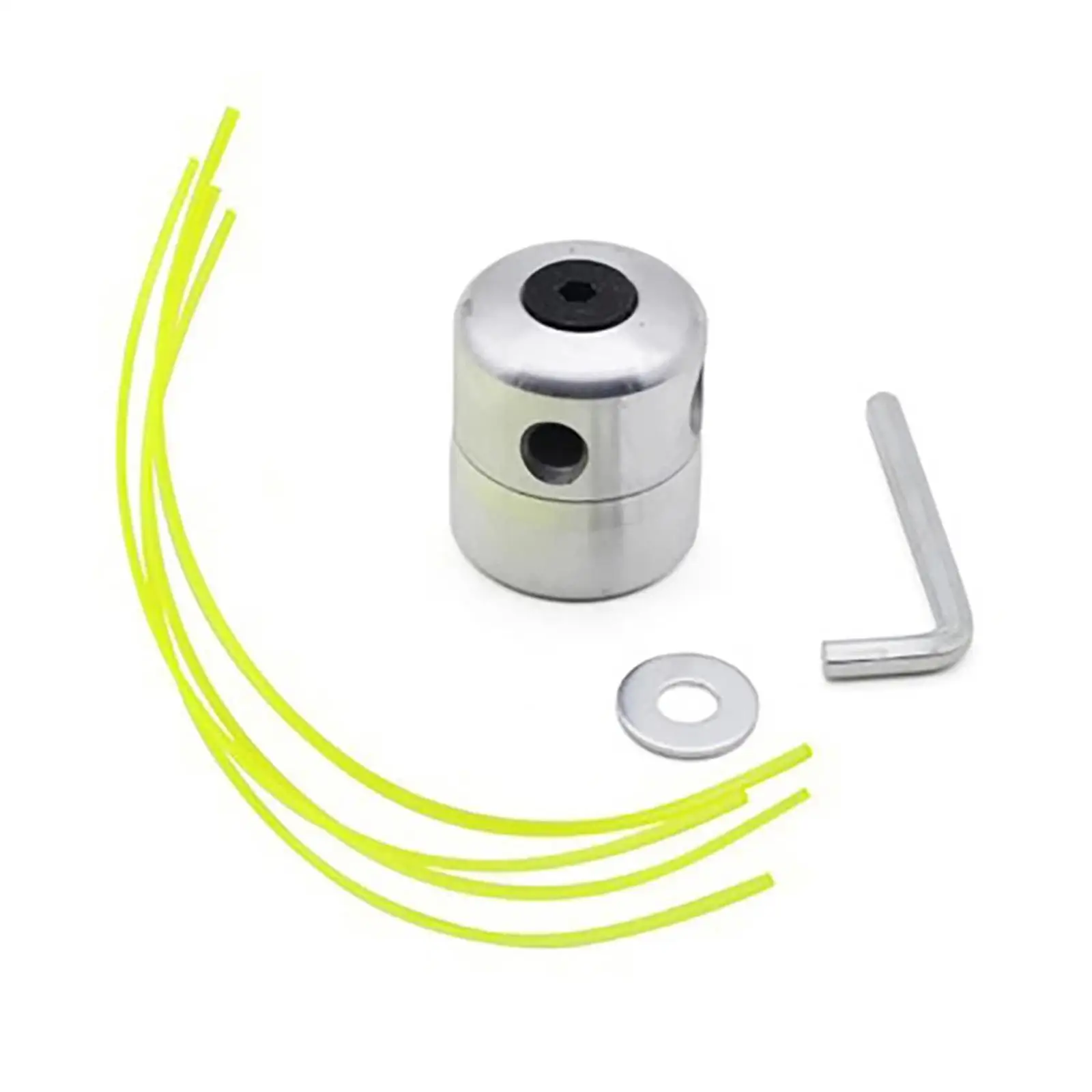 

Universal Aluminum Trimmer Head with Four Trimmer Lines for Brush Cutter Grass Trimmer Replacement Tool Part