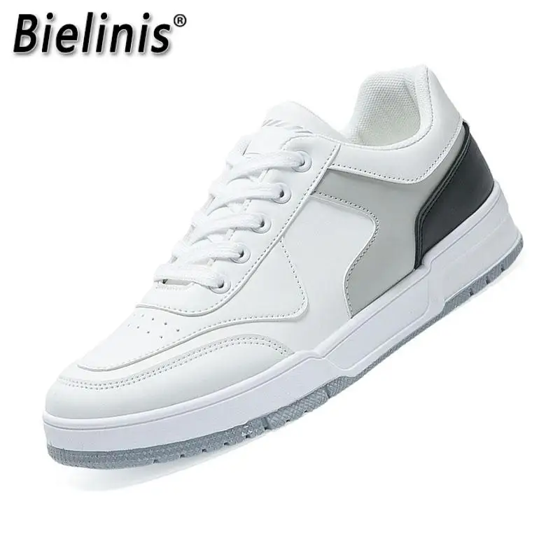 

High Quality Men's PU Leather Casual Sneakers Comfortable Man Shoes Outdoor Walking Shoe Male Shoes Zapatos De Hombre