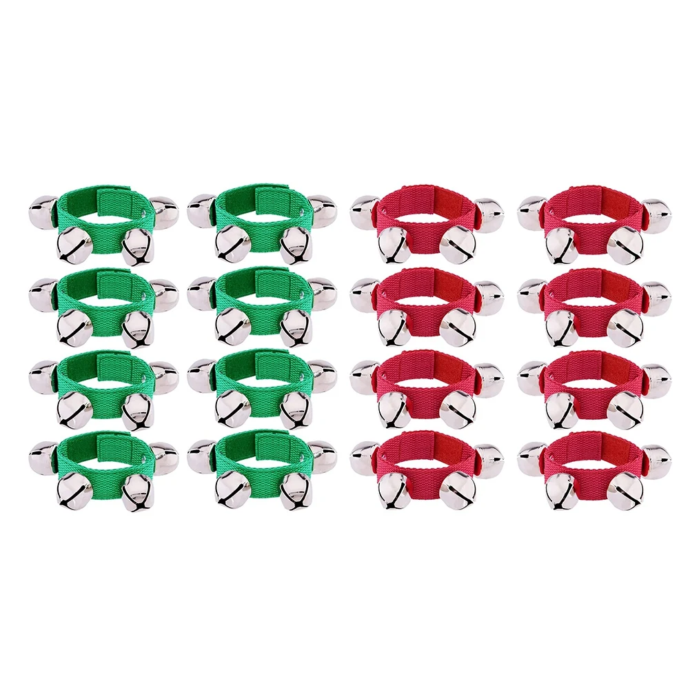 

16 шт., красно-зеленые браслеты на запястье