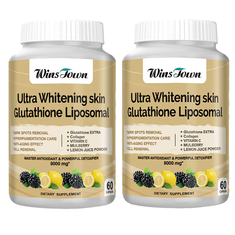 

2 bottles of whitening Glutathione Liposomal to protect cells resist oxidation promote immune system health health food