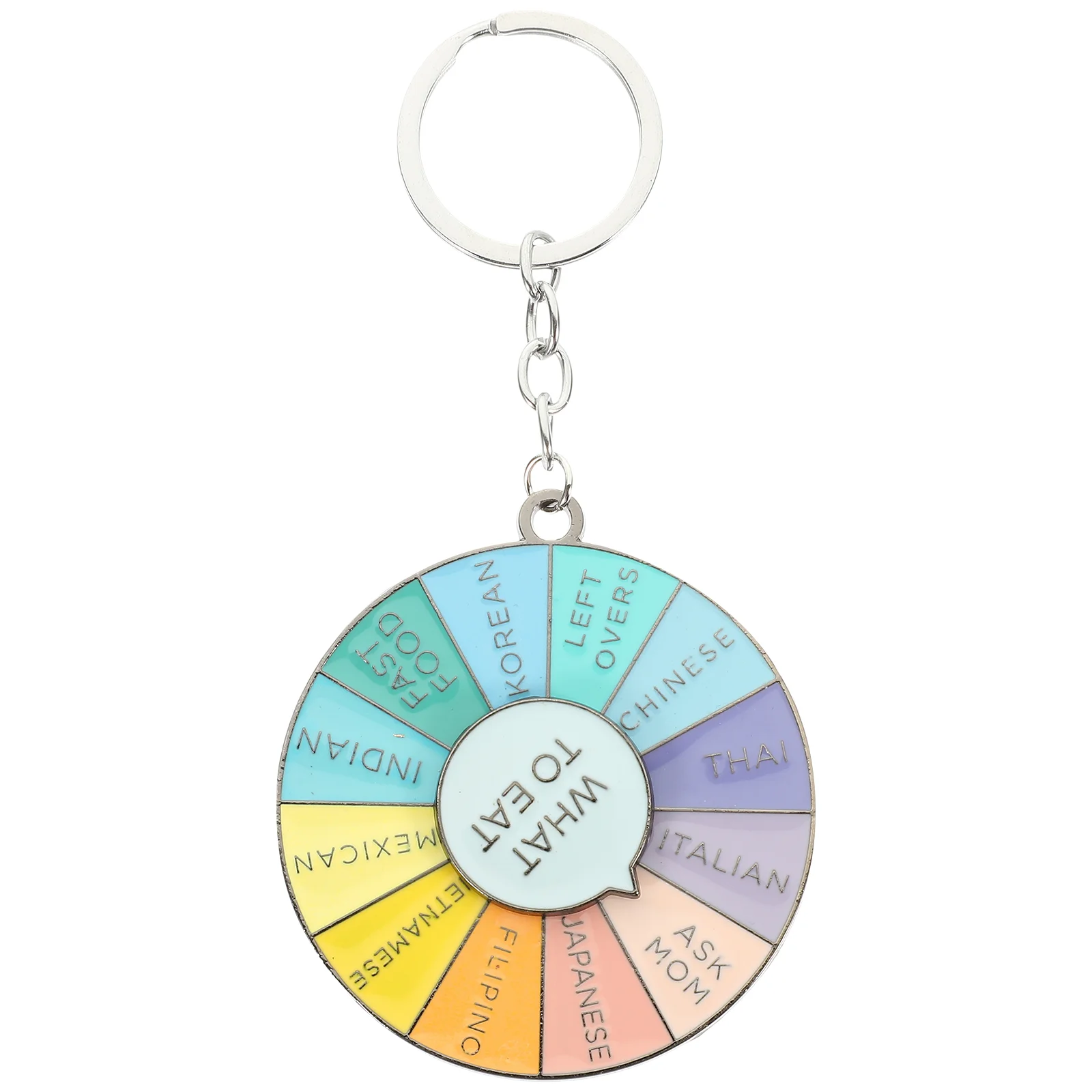 Decision Roulette Keychain Pendant Handbag Charm Purse Hanging Charms Decor Pendants
