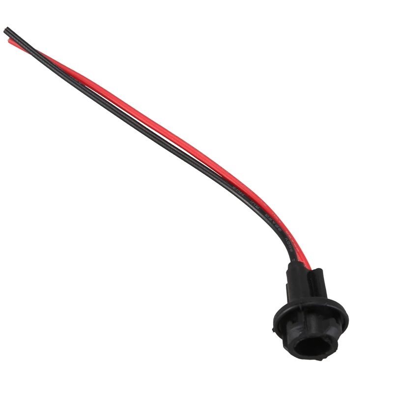 Патрон для лампы 50X T10 W5W 168 194 стеклянный Цоколь сделай сам черный