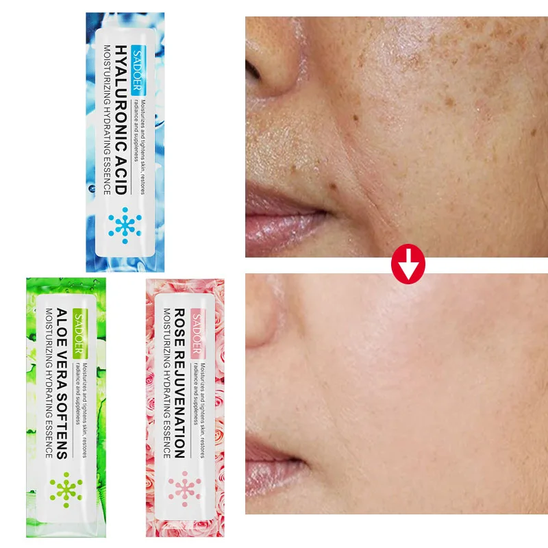 

Hyaluronic Acid Face Essence Shrink Pore Firming Brighten Remove Dark Spot Freckle Moisturizing Repair Serum Whitening Skin Care