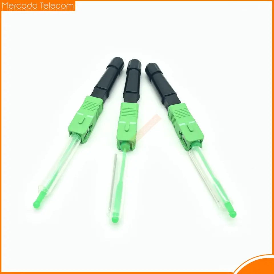 Free Shipping Hot Melt Type 10pcs SC/APC Fast Fiber Optic Connector Optical fiber Fusion FTTH Fast adaptor
