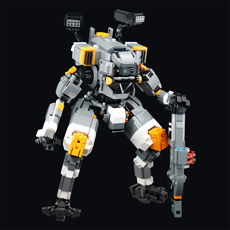 BuildMoc Titanfall Vanguard-Class FS-1041 Robot набор строительных блоков Titan Mecha игровые блоки игрушки