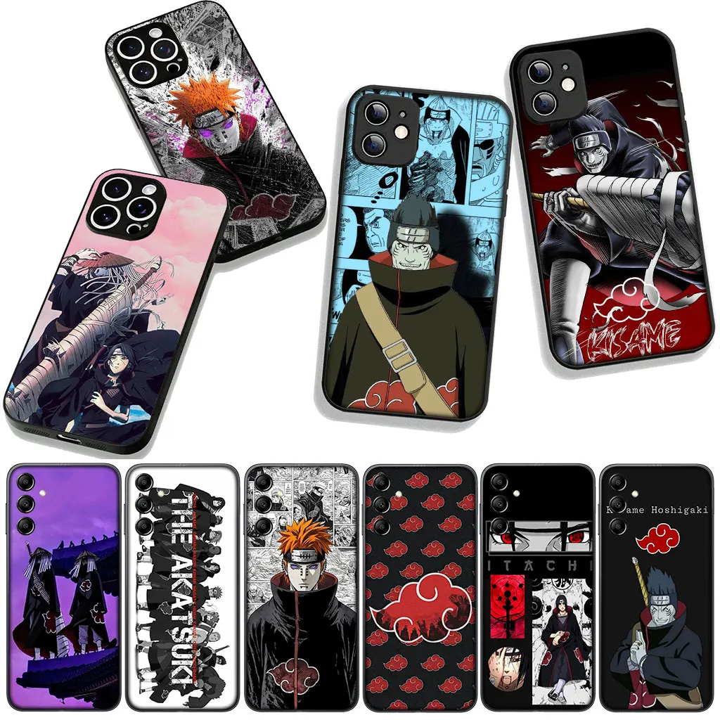 Фото Чехол для телефона Pain KISAME Itachi Akatsuki Narutos для Apple iPhone 16 15 14 Plus 13 12 Mini 17 Pro Max + ProMax 16E Air Case №2