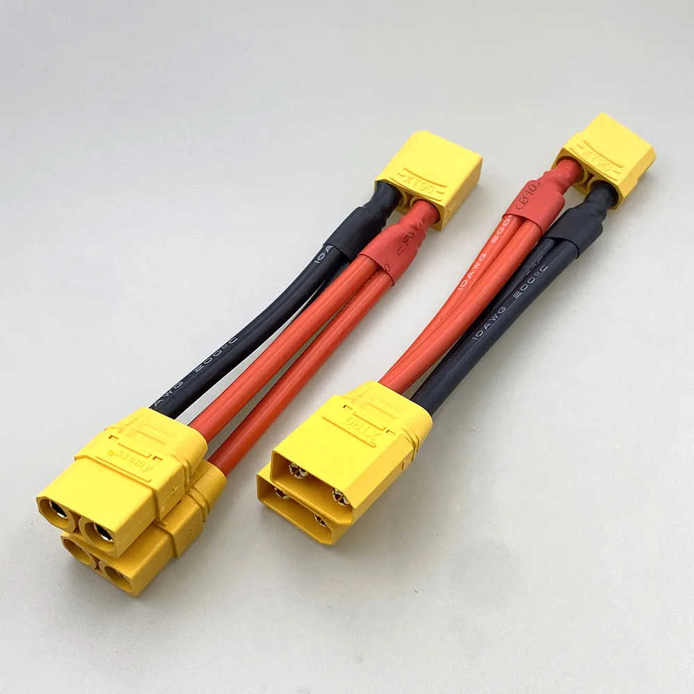 Параллельный разъем батареи XT60XT90 Tplug, штекергнездо, двойной удлинитель, 3way12AWG, силиконовый разветвитель, yпроводной для двигателя батареи RC (art.: 3920cd1fe0cf0) - 3920cd1fe0cf0