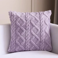flannel morocco cushion cover 43x43cm decorative thick pillow cover for living room sofa decor pillowcase boho cushion covers