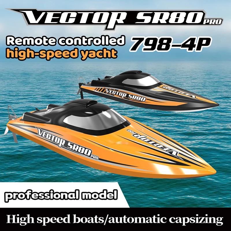 

Volantex Vector SR80 798-4 45mph High Speed Racing RC Boat Model With Auto Roll Back Function And ABS Plastic Hull RTR Toys