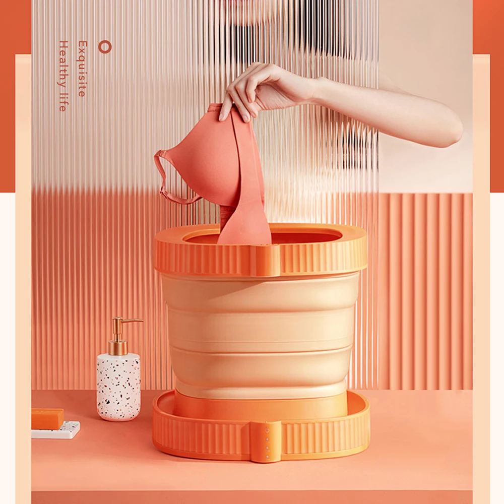 

Складная мини-стиральная машина 5 л, белье, носки, Детская Очистительная Машина, 3 режима, стиральная машина для дома и путешествий