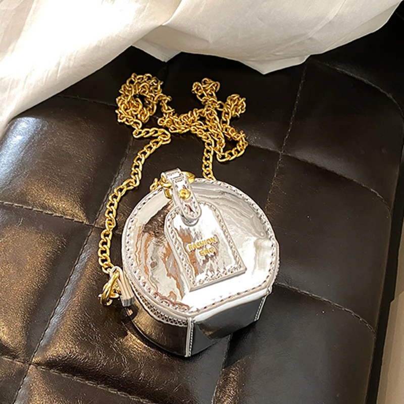 Роскошные блестящие кожаные женские сумочки дизайнерские сумки через плечо