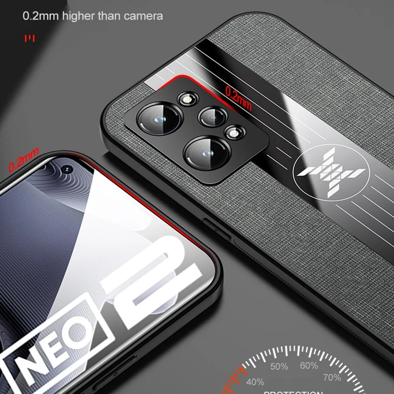luxury cloth matte phone case for realme gt neo 2 2t master ring holder cover case for realme narzo 30 5g 30a q2 q3 pro carnival free global shipping