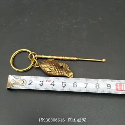 Изысканная имитация чистой латуни брелок для карпа |