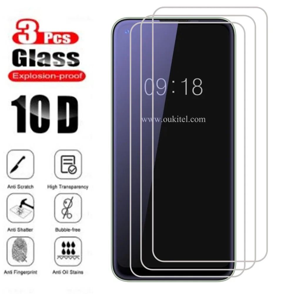 Закаленное стекло для Oukitel C19 C21 C23 Pro K15 Plus WP12 WP9 C18 C21 WP10 5G WP5 WP8 WP6, 3 шт., защитная пленка для экрана