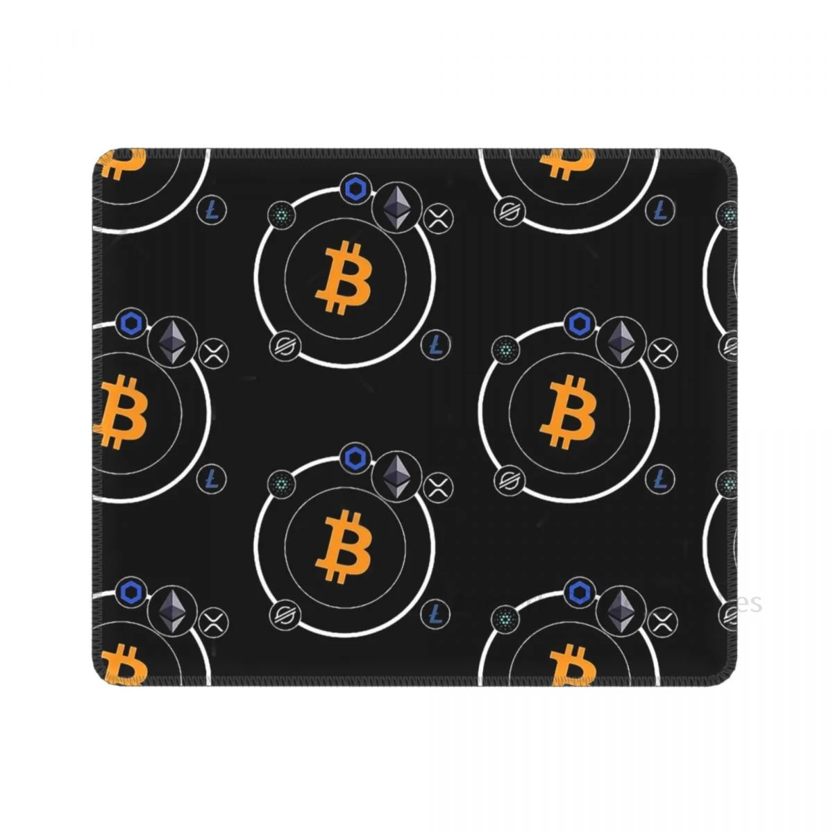 

Bitcoin Logo Mouse Pad Gaming Desktop Keyboard Mat Creative Deskpad Lock Border Antiskid Personalized