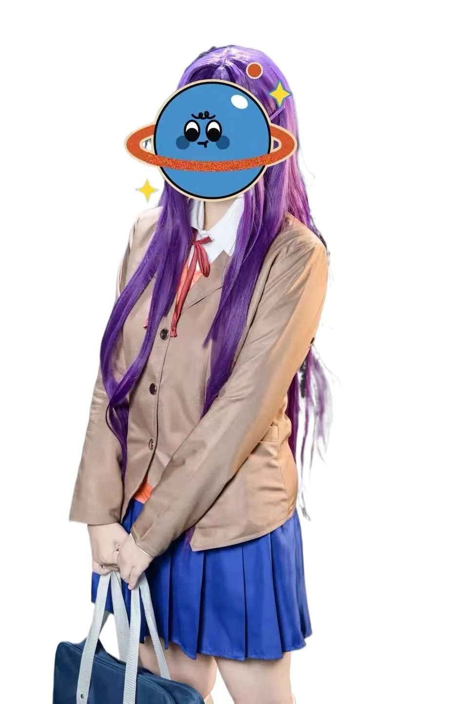 Фото Костюм для косплея по игре Doki Doki Literature Club: Сайори, Юри, Нацуки, Моника. Школьная форма для женщин, на Хэллоуин, карнавал, костюмы JK. №2