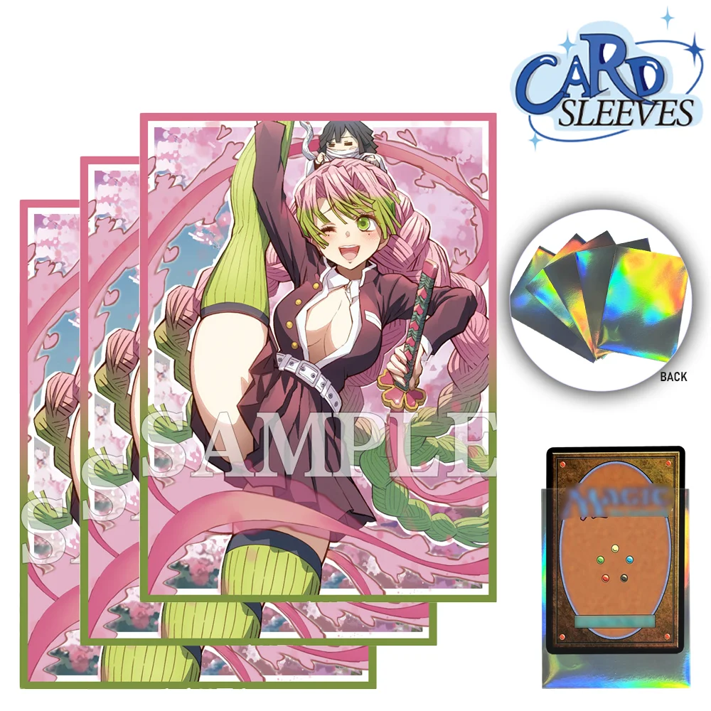 60 шт. 67x92 мм стандартный размер рукава для карт аниме TCG настольных игр