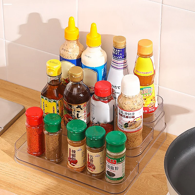 3-уровневый Настольный Органайзер Для Косметики Дома Домашних Животных Кухонная