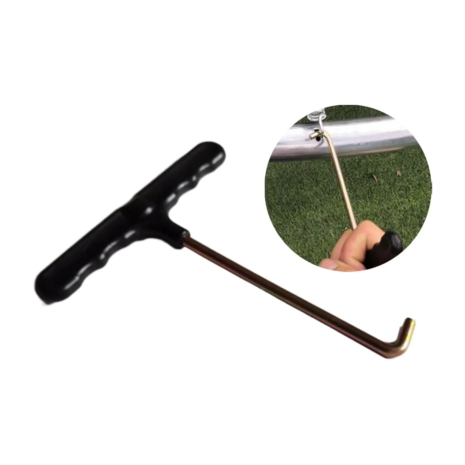 Съемник батута Инструмент для снятия пружины Встановіть прочный ручной