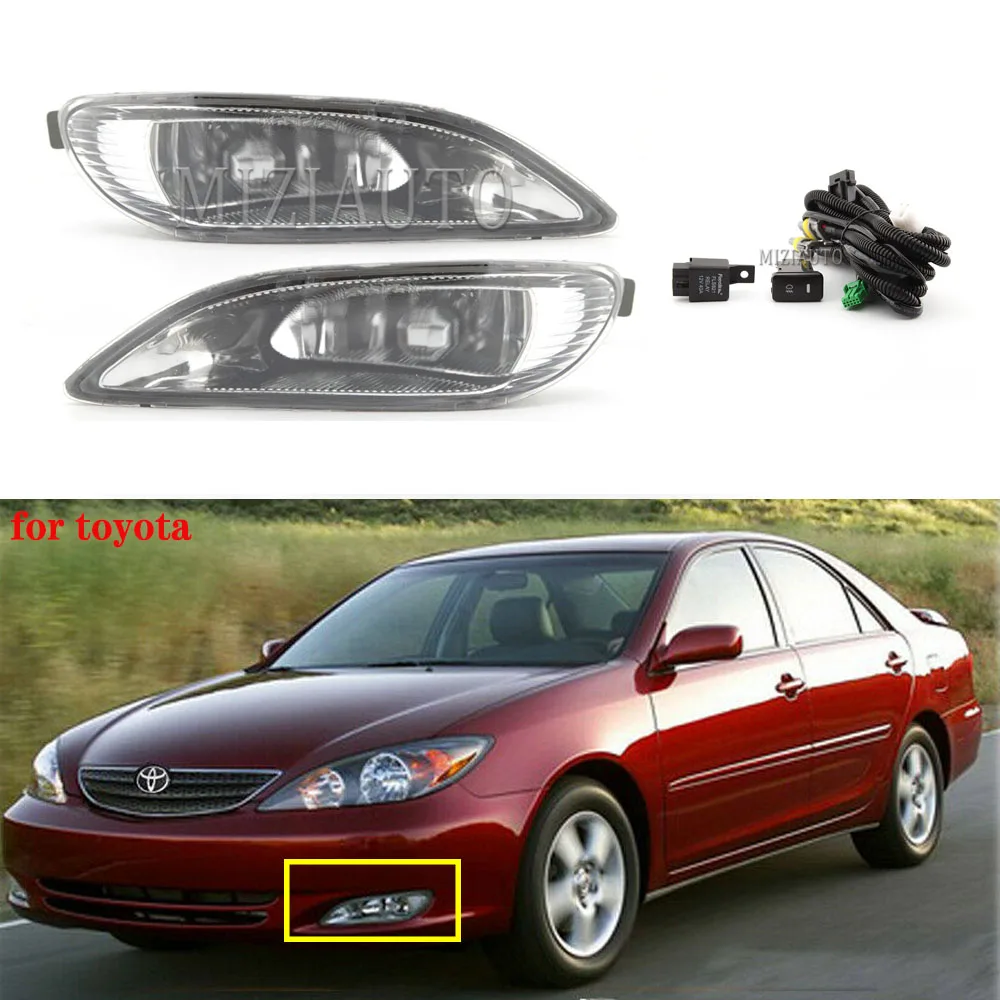 Противотуманные фары для Toyota Camry 2002 2003 2004 Corolla 2005-2008 Solara светодиодный Передняя