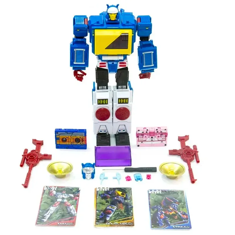 Фото Новые игрушки-трансформеры KFC: фигурка Eavi Metal Phase 4B Blaster KFC P-4B Doubledeck Tape MP в наличии. №5