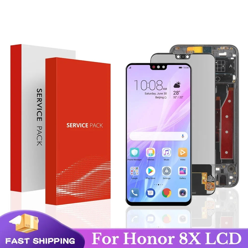 

3A + 6,5 ''Super AMOLED для Huawei Honor 8X Дисплей LCD JSN-L22 сенсорный экран дигитайзер для HONOR 8X LCD JSN-L42