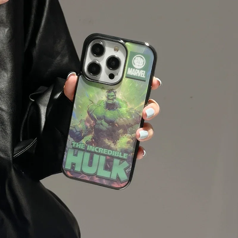 Чехол для телефона с принтом Marvel Мстители Халк Магнитный Magsafe iPhone 15 14 13 12 11 Pro Max