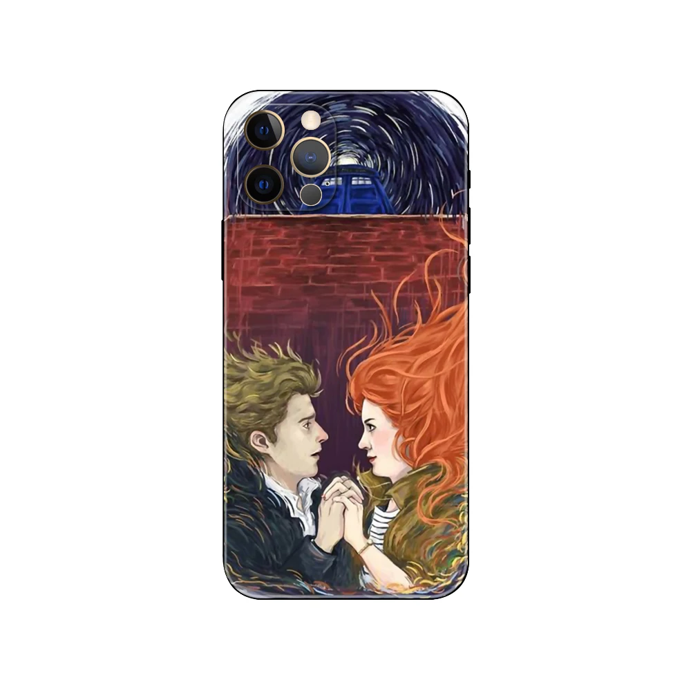Чехол для телефона с рисунком Ван Гога iphone 5 5s 2020se 6 6s 7 8 plus x 10 XR XS 11 12 13 mini pro MAX черный