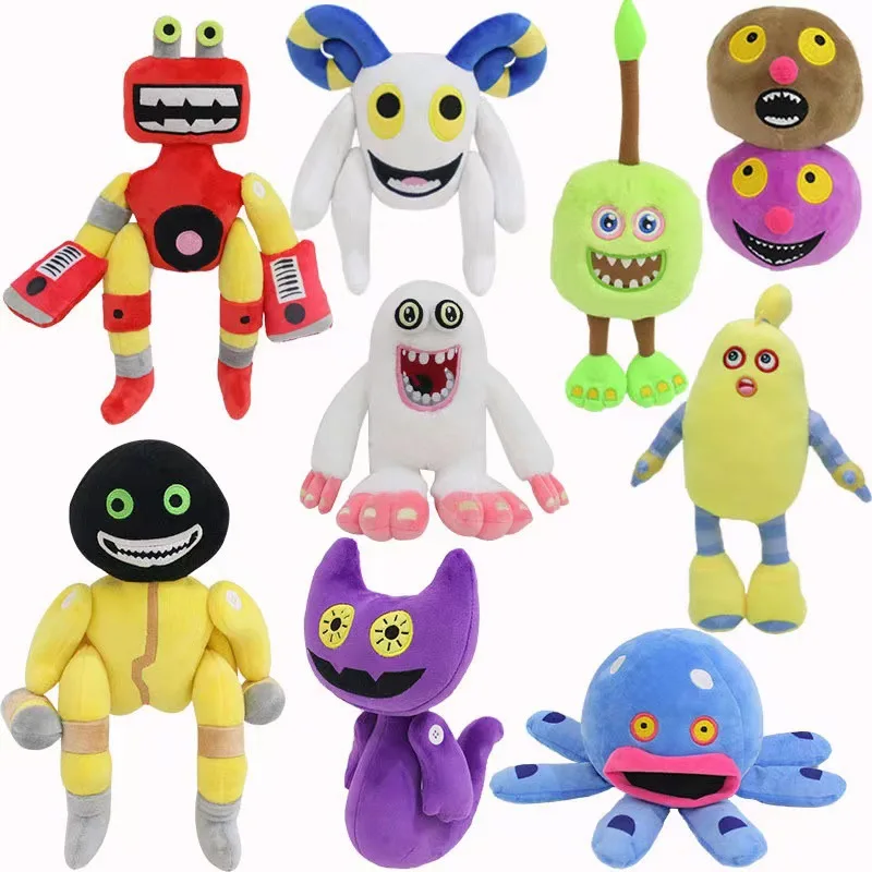 

Новые плюшевые игрушки из плюша «Мои Поющие Монстры», мультяшная игра Wubbox, плюшевые игрушки, мягкие набивные ужасные игровые двери, плюшевые куклы для детей
