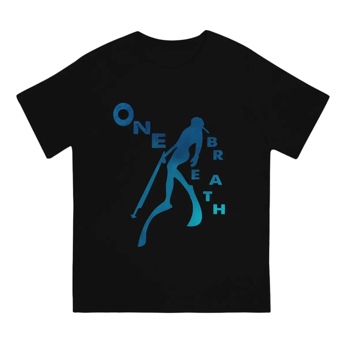 

One Breath Spearfishing Freediving lovers Unique TShirt Dive Scuba Diving Casual T Shirt Summer Stuff For Men Women