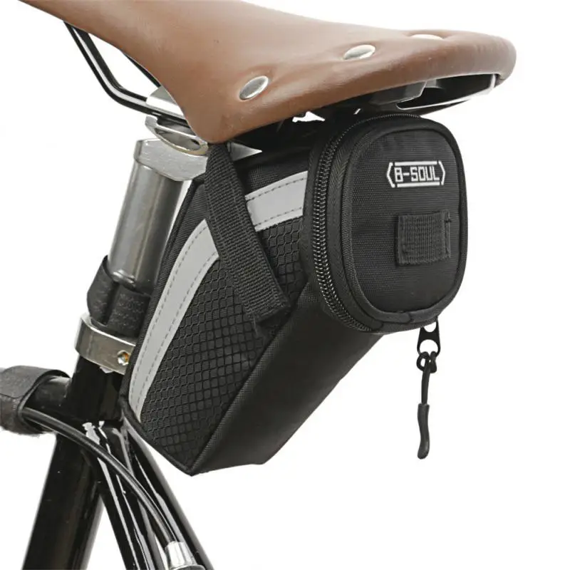 Bicycle Saddle Bag Cycling Nylon Bag Waterproof Bike Trunk B