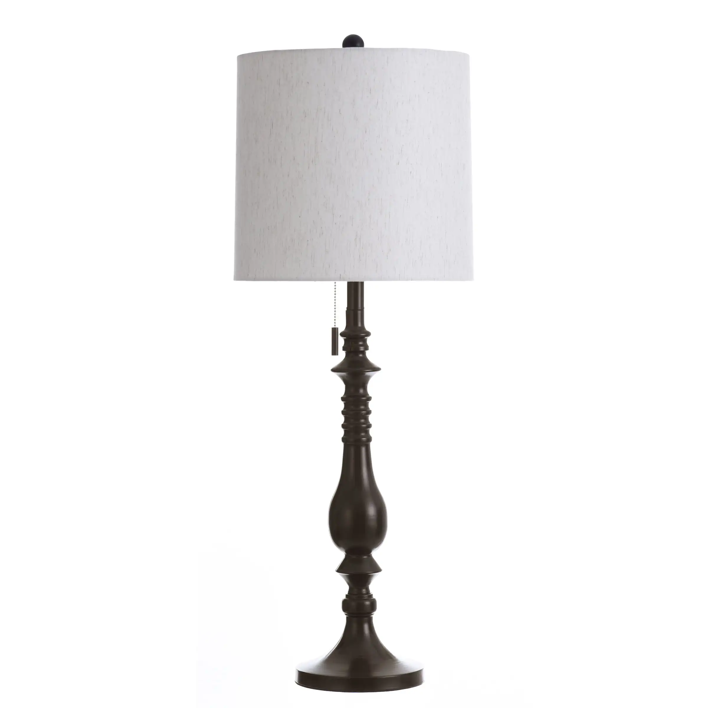 

Oil Robbed Bronze - 36in Metal Base Table Lamp On/Off Pull Chain