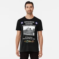 squadron leader bob stanford tuck raf ace pilot t shirt 100 cotton short sleeve o neck casual t shirt loose top new size s 3xl