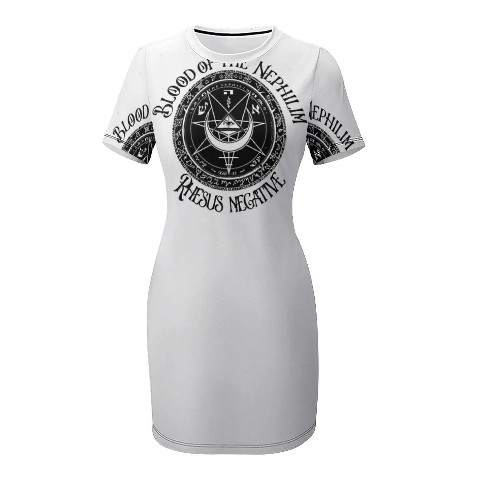 Платье Rhesus Negative Blood of the Nephilim Angel с короткими рукавами летнее платье для женщин