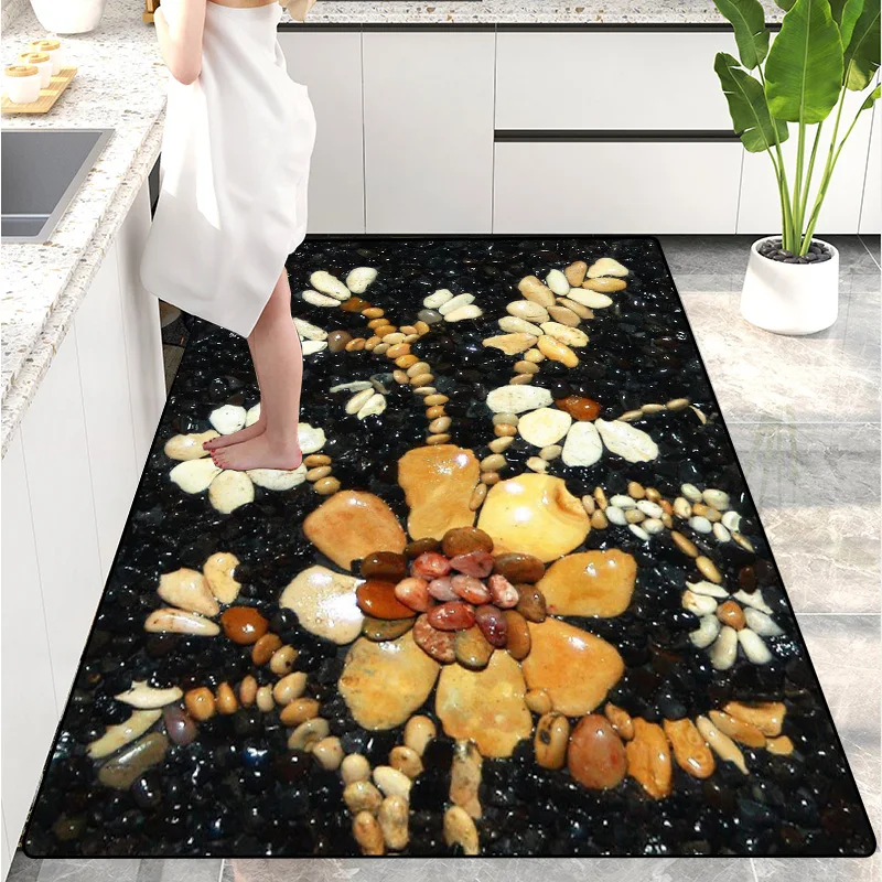 Входной коврик из гальки с 3D принтом