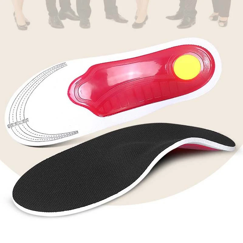 

Orthopedic Insoles Arch Support Shock Absorption Running Shoe Pad Inner Soles Flat Foot Template Padding for Cushions Feet Shoes