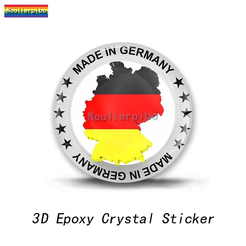 

3D наклейка, стерео, эпоксидная смола, немецкий флаг, автомобильная купольная Гибкая наклейка, аксессуары, сотовый телефон, виниловая Водонепроницаемая наклейка на чехол ноутбука