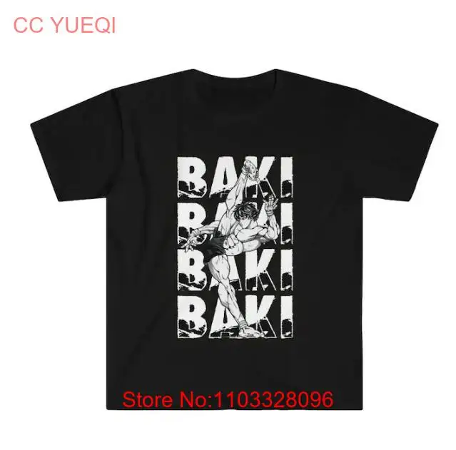 Футболка с аниме Baki новый подарок унисекс на Рождество