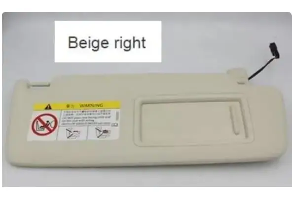 Для VW Golf 7 Passat B8 для Skoda Superb 2017 -2019 Octavia 2015-2019 Внутренний солнцезащитный козырек с