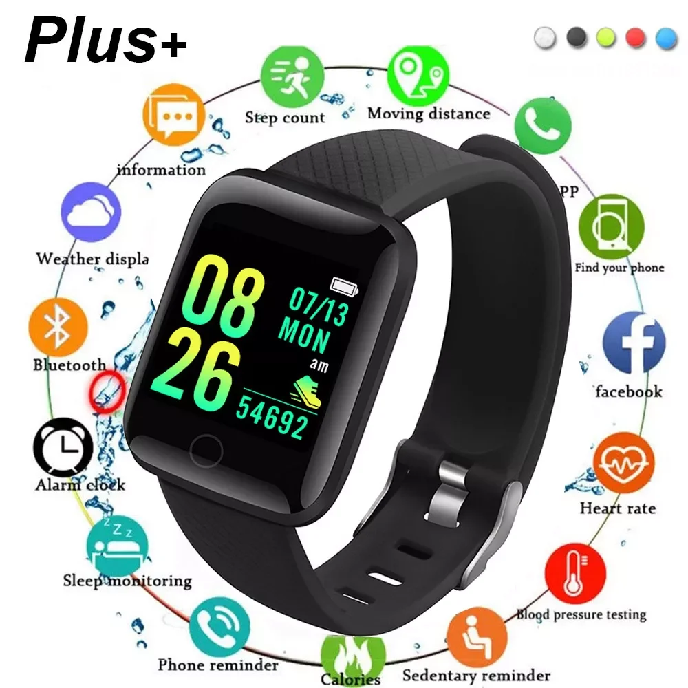 

Original D13 Smartwatch Men Sports Watches Blood Pressure Heart Rate Monitor Women Waterproof Smart Watch Clock For Android IOS