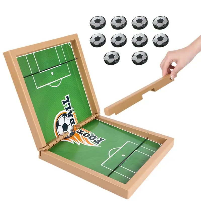 

Fast Puck Game Soccer Football Sling Games Fast Sling Puck Table Game Bounce Battle Game Sling Puck Foosball Table Top Hockey