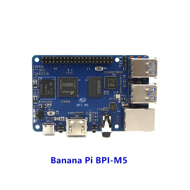 

Banana PI BPI M5 New Generation Single Board Computer Amlogic S905X3 Design SBC arm linux