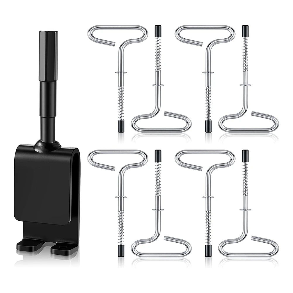 

Универсальный подледный якорь, аксессуары для палатки для зимней рыбалки, инструмент для укрытия для подледной рыбалки, якорь, домкрат, переходник для сверления, наземный гвоздь