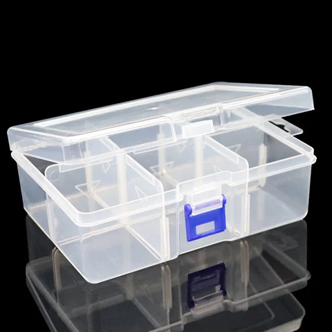 Пластиковая разборная коробка для хранения 6 секций