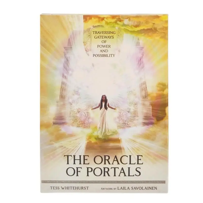 

The Oracle Of Portals Tarot Fate Divination Tarot Deck Cards Standard Tarot Decks With Guidebook For Tarot Enthusiasts Lovers