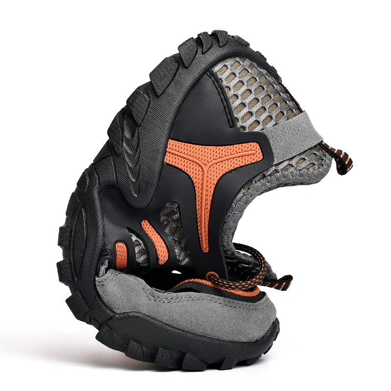 SENAGE Men's Hiking Shoes High Quality Summer Mesh Breathable Men Shoes Desert Training Sneakers Outdoor Trekking Travel Shoes