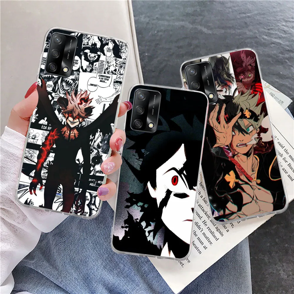 Фонарь с черным клевером мягкий фонарь для OPPO A11K A12 A12S A53 A32 A33 A31 A9 A5 F9 Reno 2Z 2F 3 5Z A55 A54