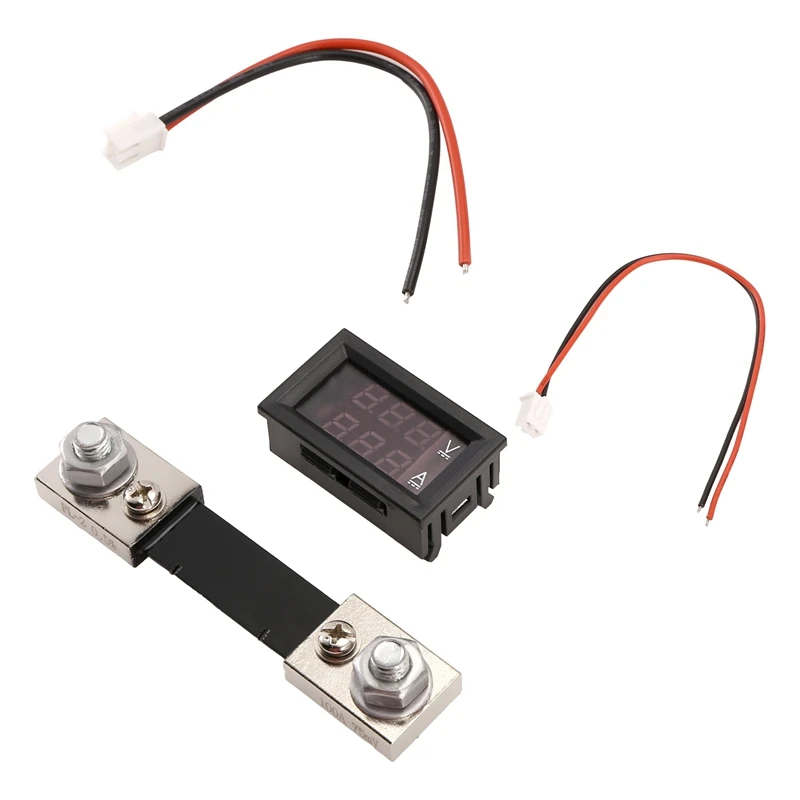 Цифровой измеритель напряжения и тока высоковольтный светодиодный постоянного